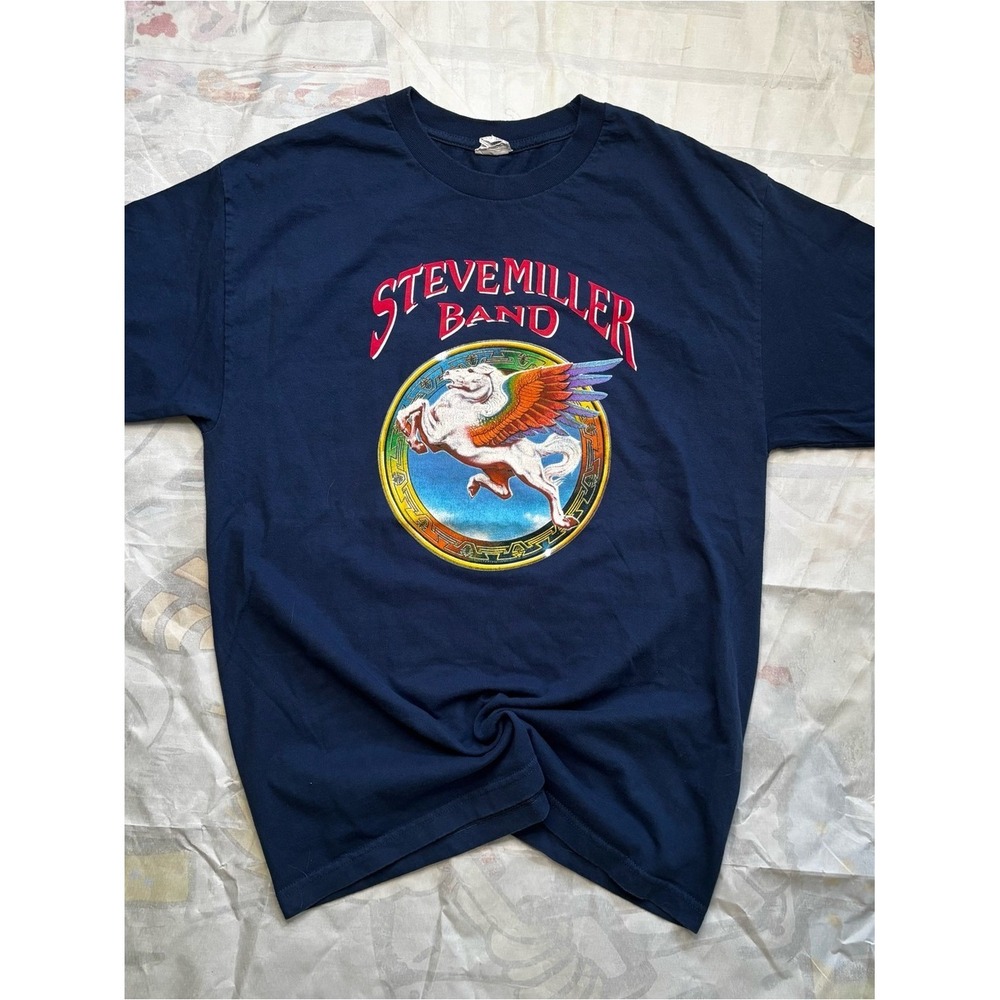 Steve Miller Band Pegasus Tour Graphic T Shirt Large Rock Band Tee